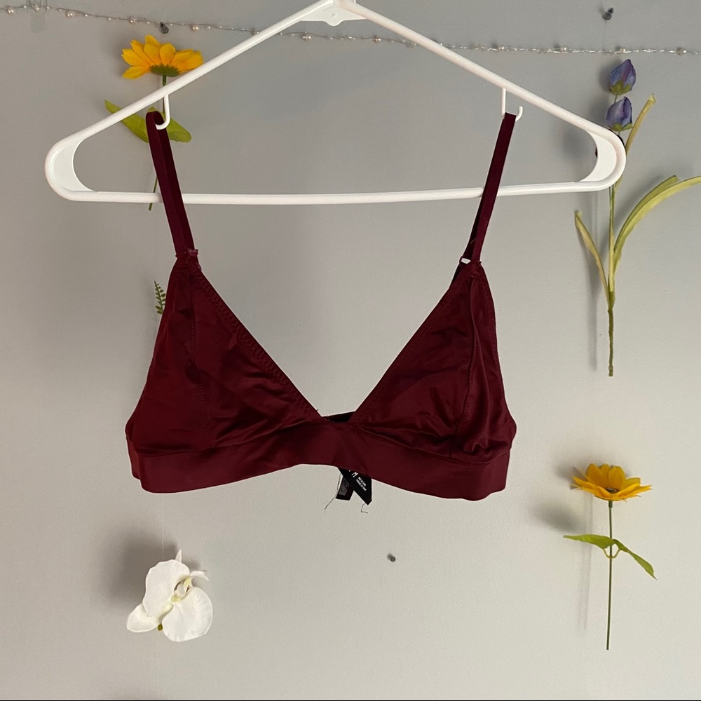 Burgundy Bralette